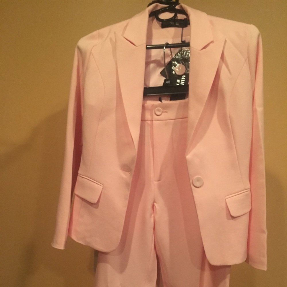 Pink suit